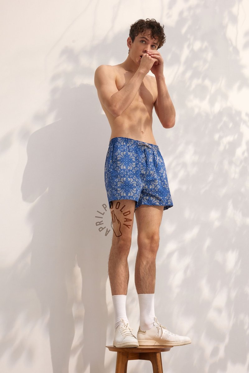 Aprilpoolday Swimwear / JUNO TRUNK - 男泳衣/泳褲 - 其他材質 