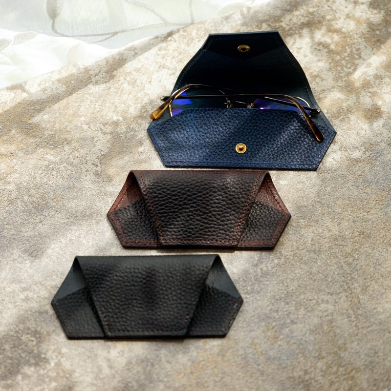 No.52 Thin Glasses Case【E-Margot】 - 其他 - 真皮 黑色