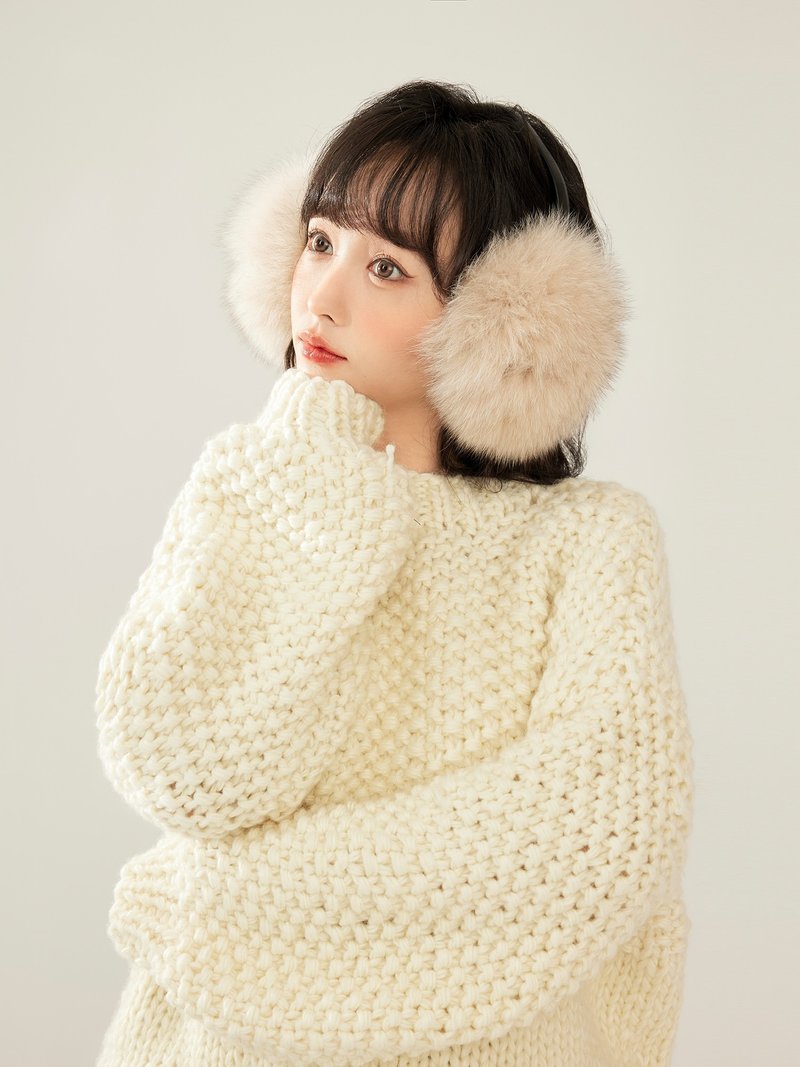 Cuckoo Lei Warm Winter Loose Thick Wool Thread Lazy Sweater - สเวตเตอร์ผู้หญิง - ขนแกะ หลากหลายสี