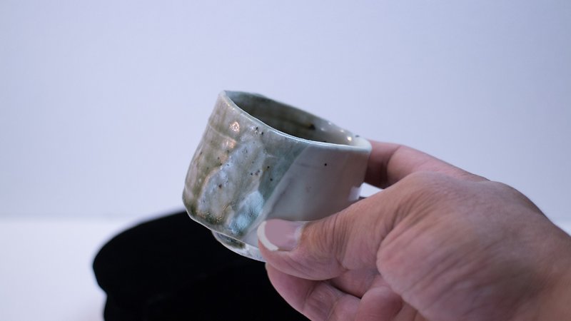 Deep Green Shinryoku series Sake Cup - Bar Glasses & Drinkware - Pottery Green