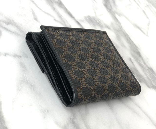 日本直送 名牌中古包 】CELINE セリーヌ マカダム レザー 二 日本直送 名牌中古包 】CELINE セリーヌ マカダム レザー 二