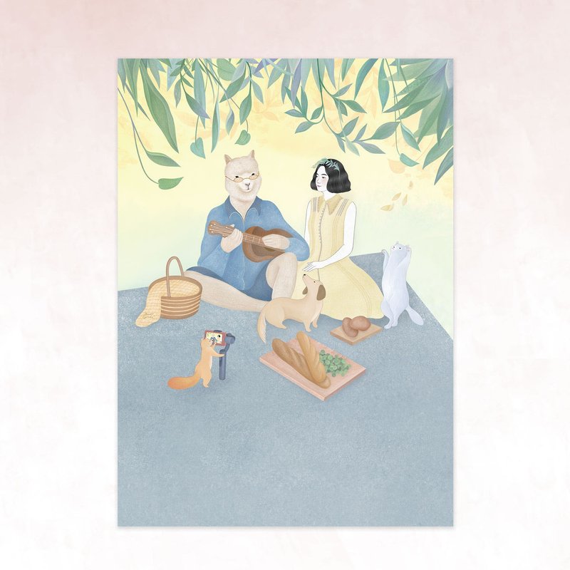 夢紀 ⁄  4月 / 畫卡 - 卡片/明信片 - 紙 多色