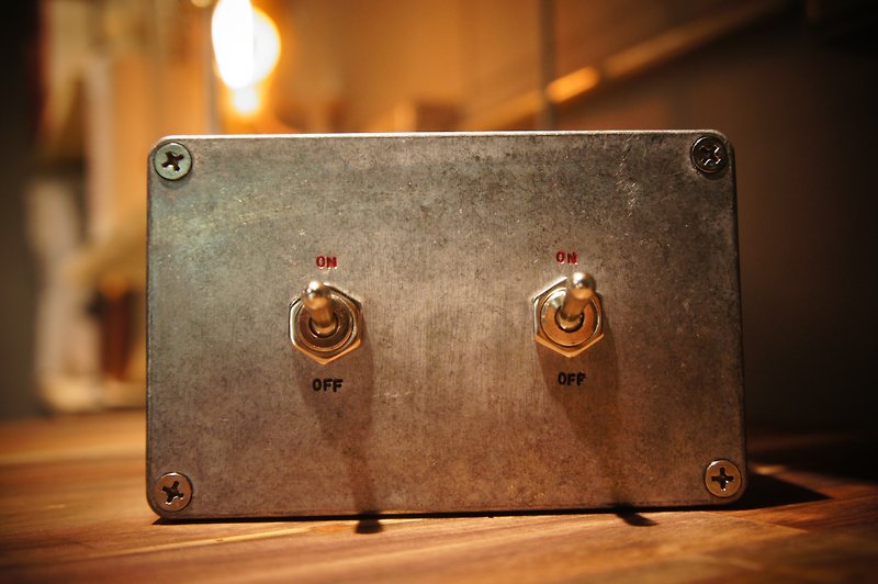 Edison-industry retro/industrial style/LOFT/industrial switch/highest gauge/two open - Lighting - Other Metals Gray