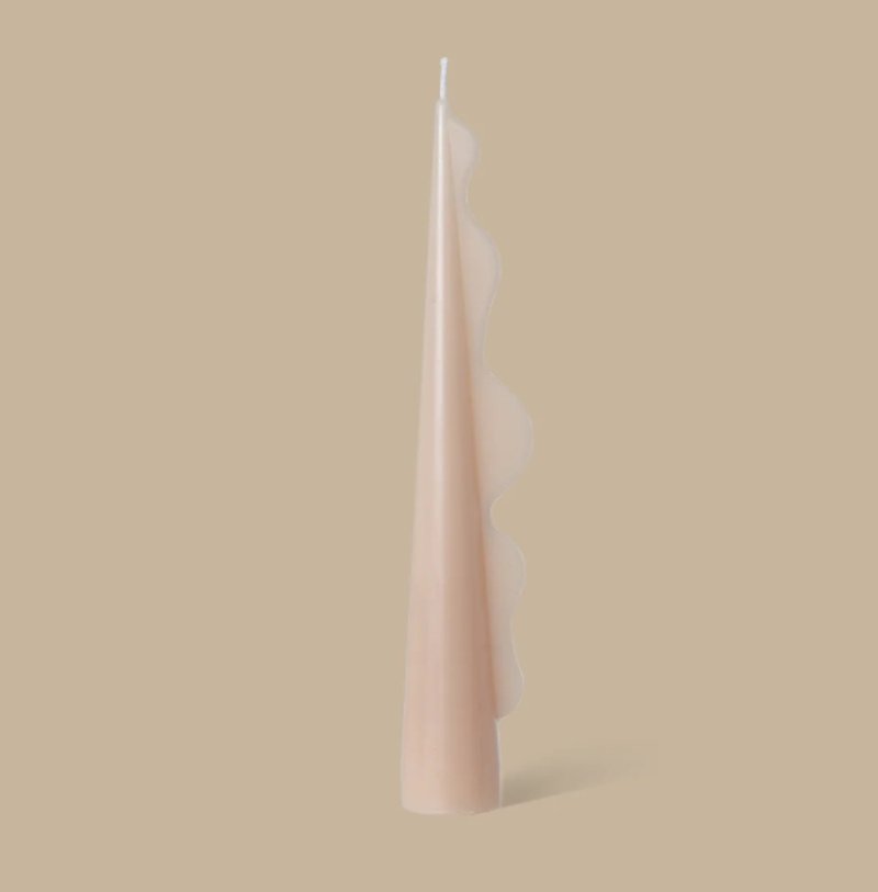 海藻柱蠟燭 粉紅色 - 擺飾/家飾品 - 蠟 粉紅色