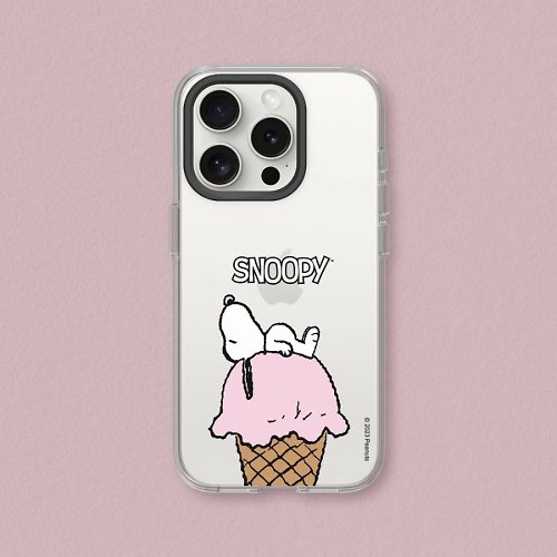 犀牛盾RHINOSHIELD Clear透明防摔手機殼∣Snoopy史努比/冰淇淋甜筒 for iPhone