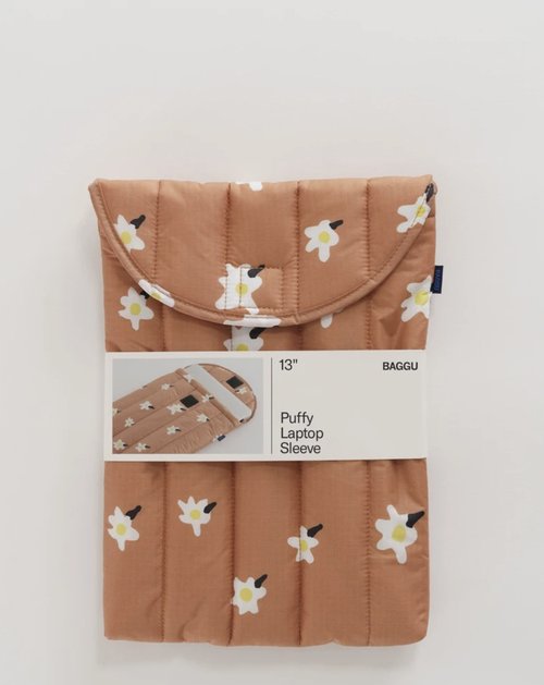 【新品未使用】BAGGU PCケース　13/14 キャット&フラワー BAGGUコンピュータータブレットケース13 