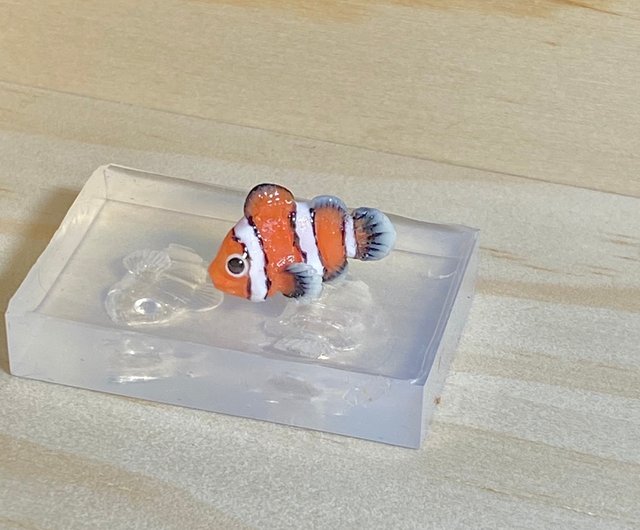 手作りカクレクマノミ ニモ魚超高透明型シリコーン型 - ショップ
