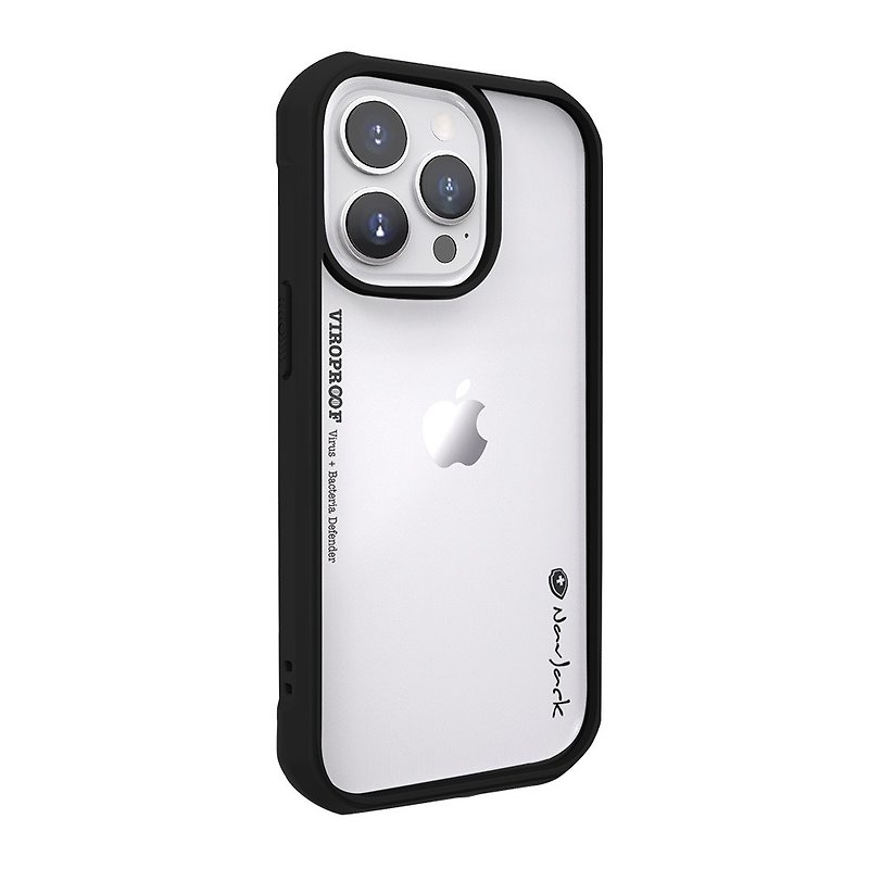 NavJack【iPhone 13 / Pro Series Models】Ultra Nano Anti-Virus Military Specification Drop-resistant Case - Phone Cases - Plastic Black