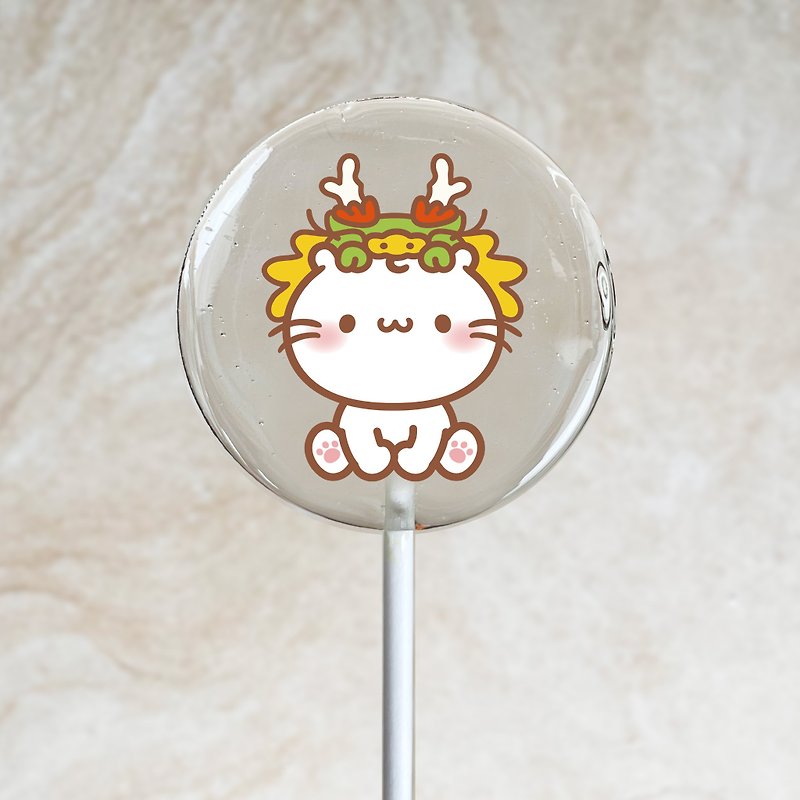 【Crystal-like Lollipop】2024 Maji meow Year of Dragon limited edition - Snacks - Fresh Ingredients Transparent