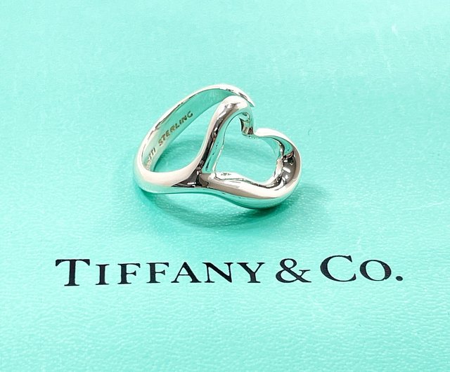 11号ティファニーTIFFANY&Co. リング・指輪オープンハートエルサ