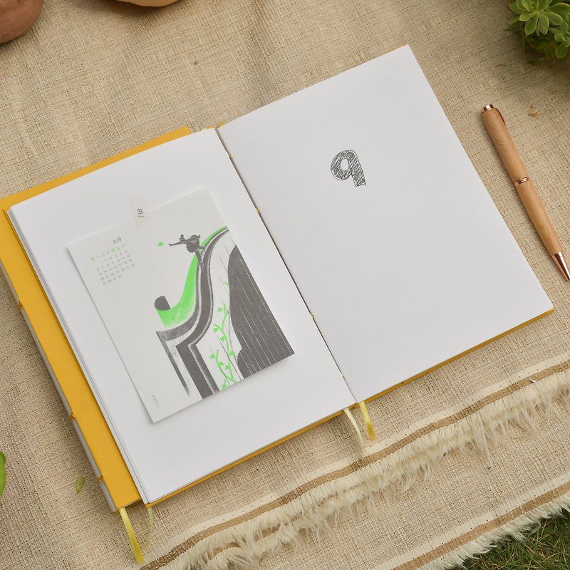 Self-Filling Calendar Inner Pages / Materials | Customized Handmade Books - Inner Pages / Materials - ชิ้นส่วน/วัสดุอุปกรณ์ - กระดาษ ขาว