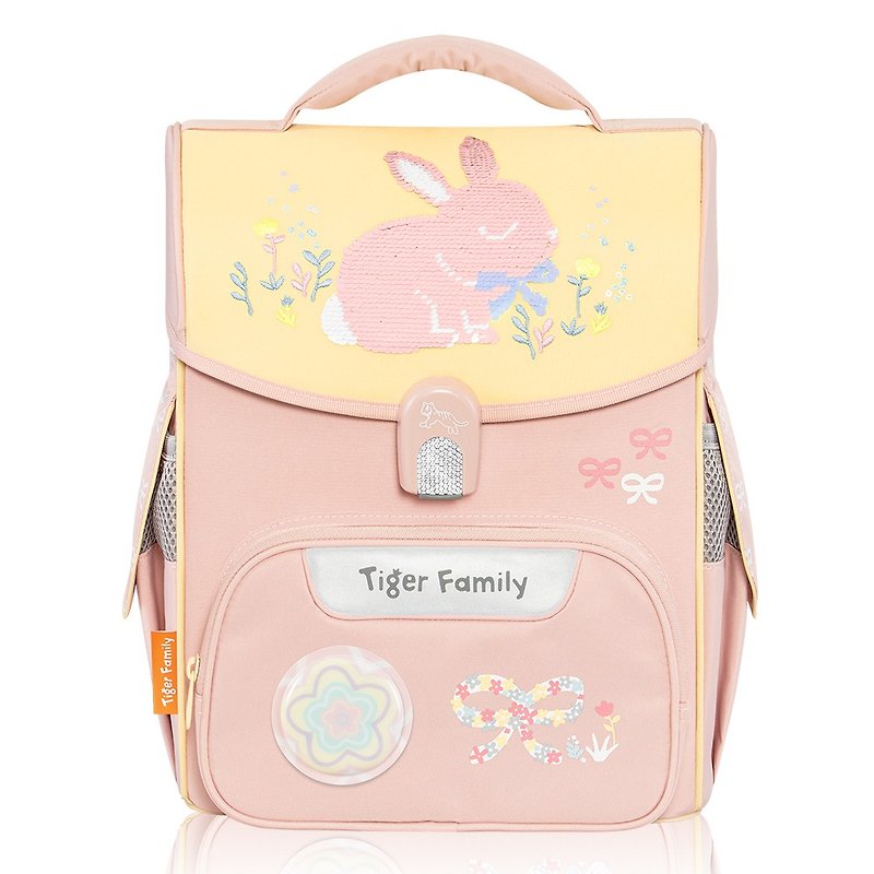 TigerFamily Little Scholar Ultra-Lightweight Backpack Pro 2S-Little Rabbit Paradise (Sequin Style) - กระเป๋าเป้สะพายหลัง - วัสดุกันนำ้ สึชมพู