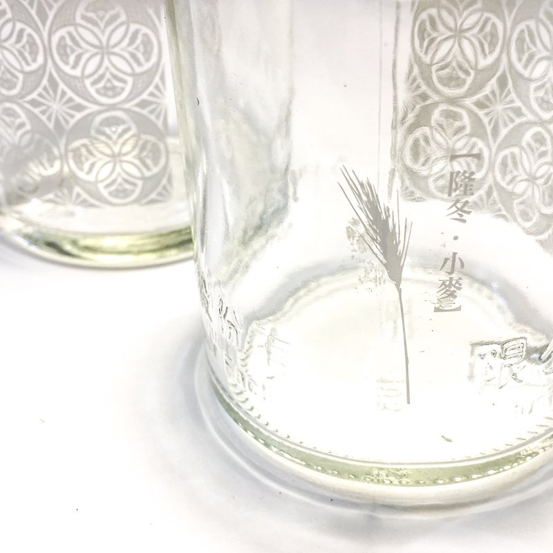 {Seasons Brewing winter. Wheat} Kinmen sorghum bottle glass tiles curly force [card] QUEMOLICA - Teapots & Teacups - Glass White