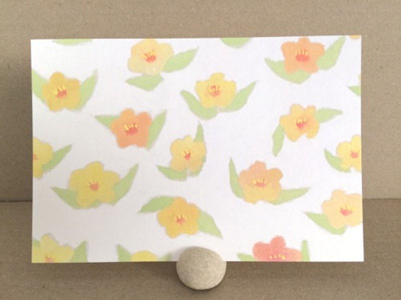Set of 3 postcards-flower field - Cards & Postcards - Paper 