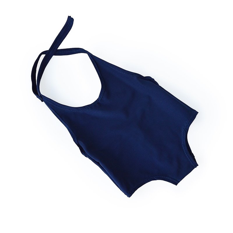 PK bears |Big bear blue one-piece swimsuit - ตุ๊กตา - ผ้าฝ้าย/ผ้าลินิน สีน้ำเงิน
