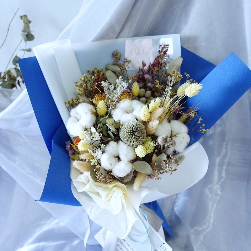 [2018 graduation bouquet] pastoral life section / graduate / dry flower bouquet - ช่อดอกไม้แห้ง - พืช/ดอกไม้ สึชมพู