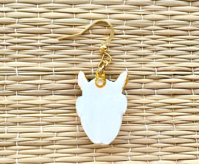 受注制作 般若面 ピアス 片耳用 - ショップ 池波屋｜日本の金魚作品