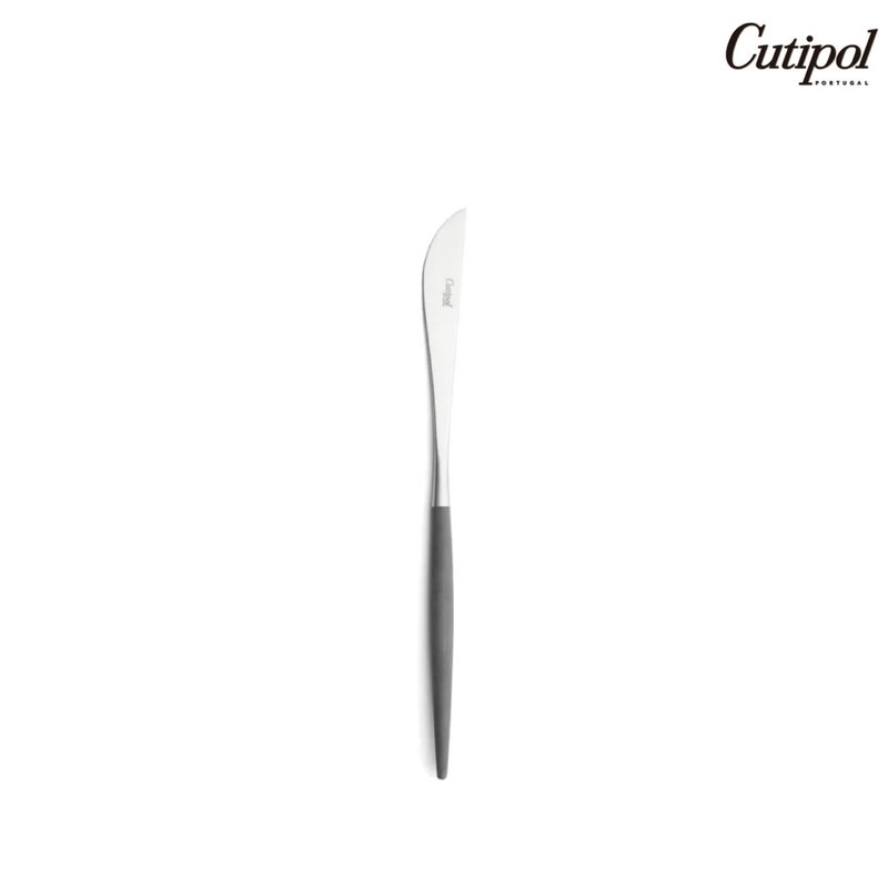 葡萄牙Cutipol GOA系列灰柄22cm主餐刀 - 刀叉/湯匙/餐具組 - 不鏽鋼 灰色