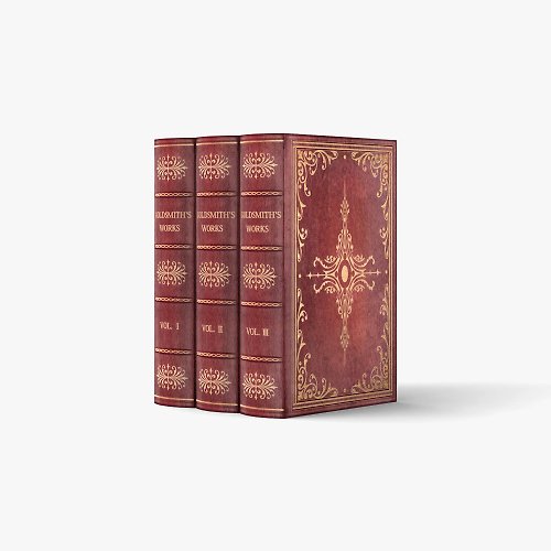 mogami shop フェイクブックボックス / WR I -02-A【XS / 3 books】 | 3D ペーパークラフト, PDF テンプレート