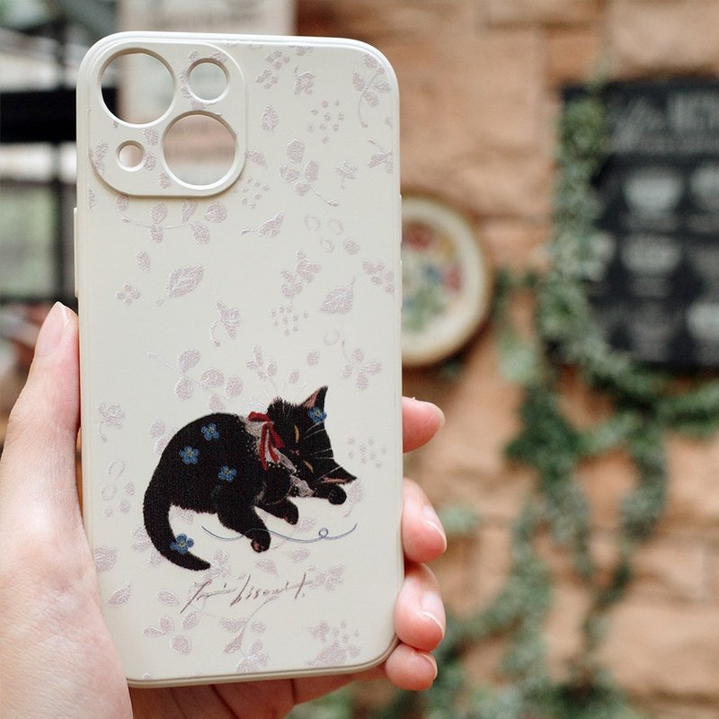 コラボレーション panibiscuit 黒猫 耐衝撃スマホケース PBAB01 - スマホケース・カバー - シリコン 多色