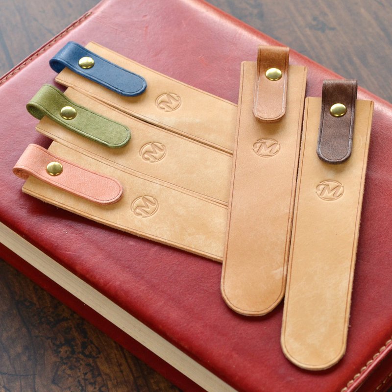 Leather bookmark - ที่คั่นหนังสือ - หนังแท้ หลากหลายสี