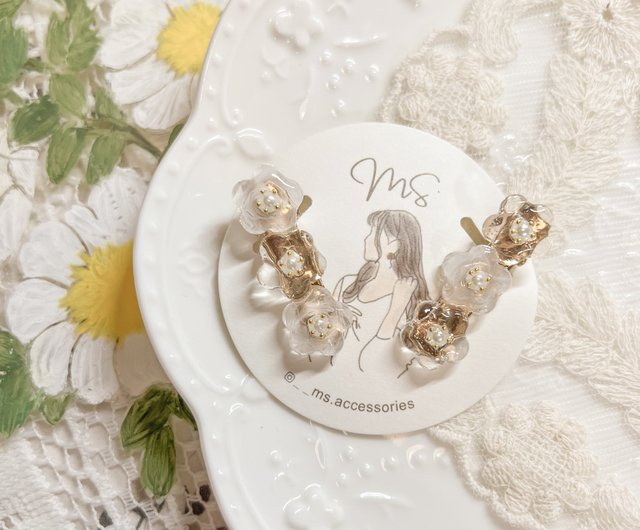 レジンヘアゴム・ポニーフック・ブローチ・ネックレス・ホルダーNo.952 レジンヘアゴム・ポニーフック・ブローチ・ネックレス・ホルダーNo.952