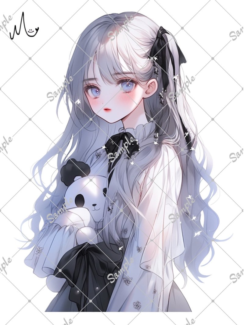 オリジナル人物ステッカー - 貼紙 - 紙 