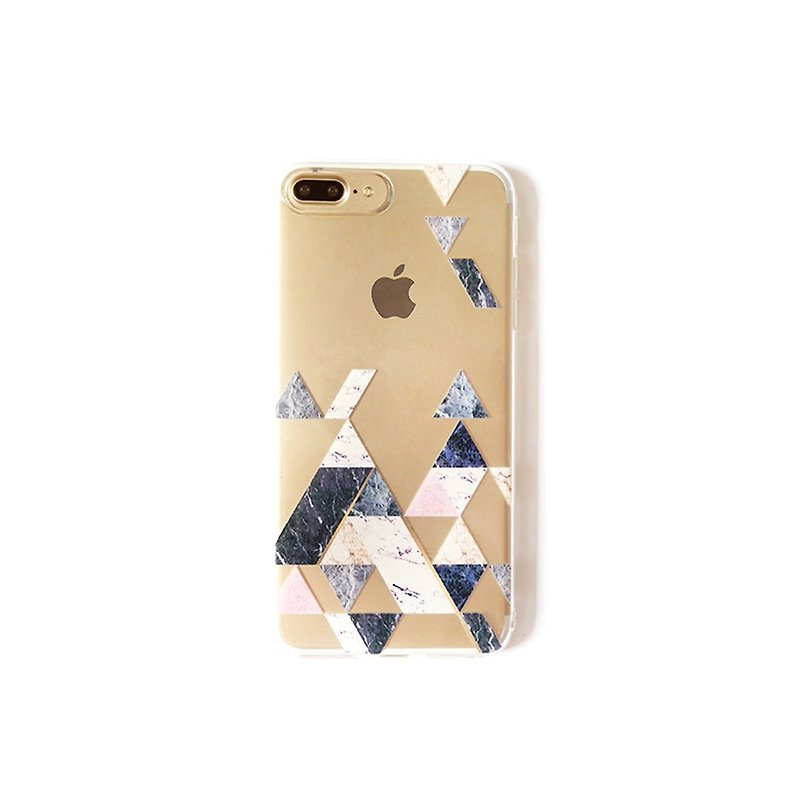 Triangle country phone case - Phone Cases - Silicone Silver