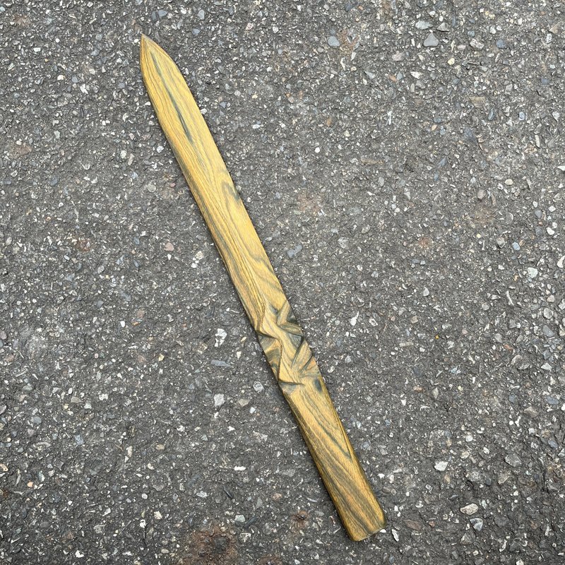 我販劍　魔劍　道睿覓　綠檀藝術木刀　手工木劍　運動太極劍 - 擺飾/家飾品 - 木頭 綠色