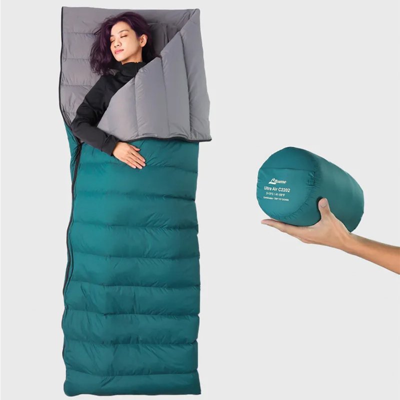 Litume 意都美 C2202 極輕量多功能組合羽絨睡袋 250g (信封型) - 露營用品 - 其他材質 