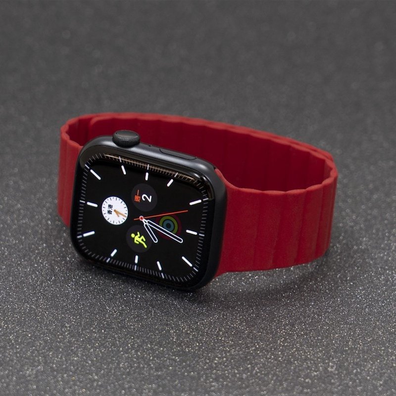 Torrii Apple Watch 錶帶 SATURN 系列 - 紅色 - 錶帶 - 矽膠 紅色