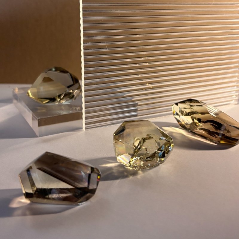 SS&CO | 高品寶石級天然茶黃水晶 - 擺飾/家飾品 - 水晶 黃色