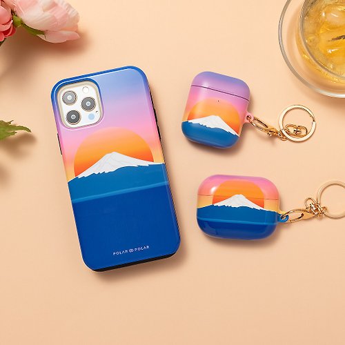 POLAR POLAR 【客製化】夕陽富士山 iPhone MagSafe 手機殼 光面 / 霧面