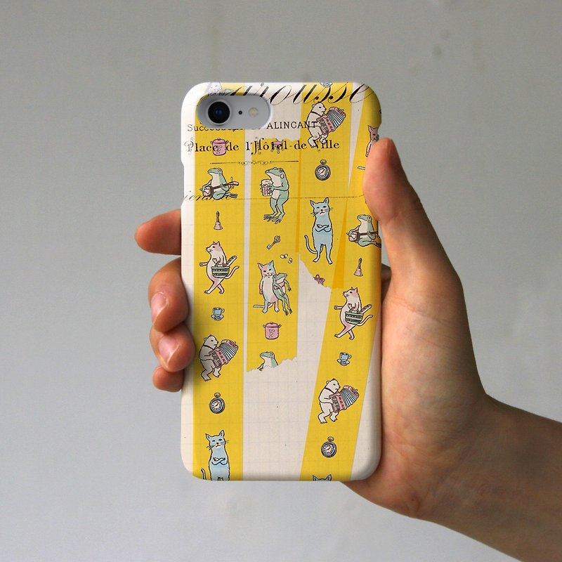 iPhone Case Masking Tape Yellow - Phone Cases - Plastic Yellow
