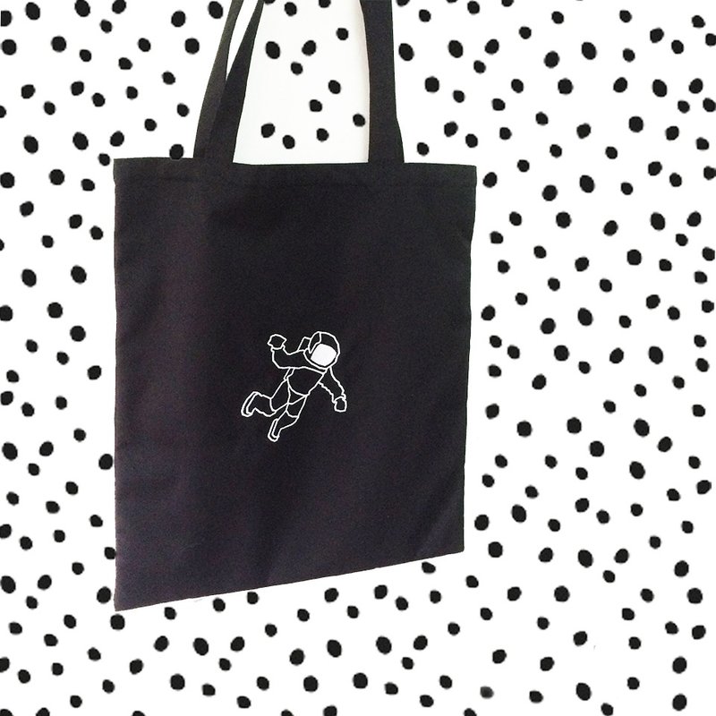 Astro No.2 totebag - 側背包/斜背包 - 棉．麻 