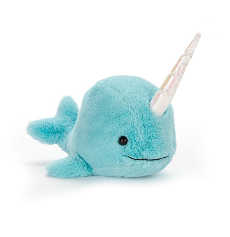Aqua Sea Sorbet 藍色獨角鯨 - 公仔/玩偶 - 聚酯纖維 藍色
