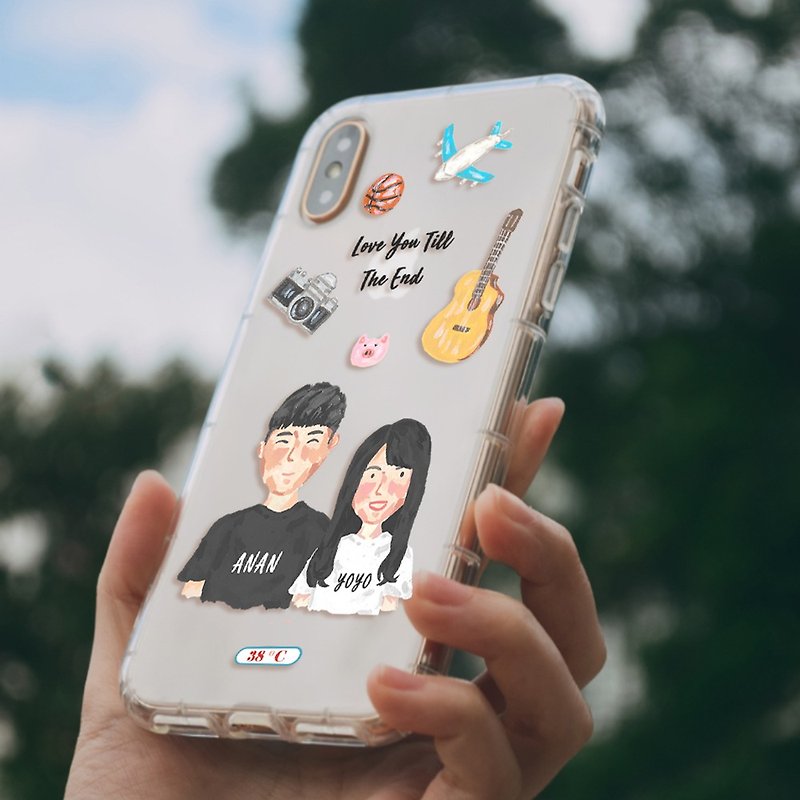Couple Quote Phone Case Customize Valentine's Day gifts iPhone Andriod - Phone Cases - Plastic Multicolor