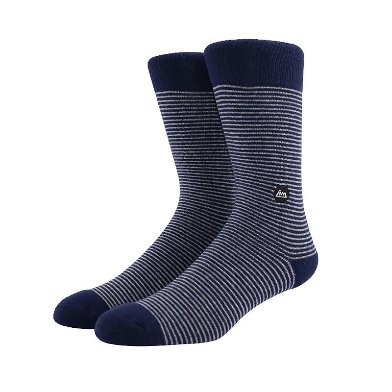 Walk On AIR casual socks - Dress Socks - Cotton & Hemp Blue
