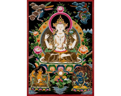Boudha Stupa Thanka Centre 觀音唐卡 | 菩薩高品質唐卡藝術帆布印刷