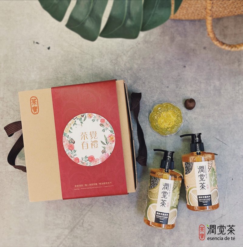 Youlaixianju Tea Seed Care Gift Box (Mid-Autumn Festival/Wedding Gift/Exchange Gift/Birthday Gift/Limited Edition) - Shampoos - Other Materials 