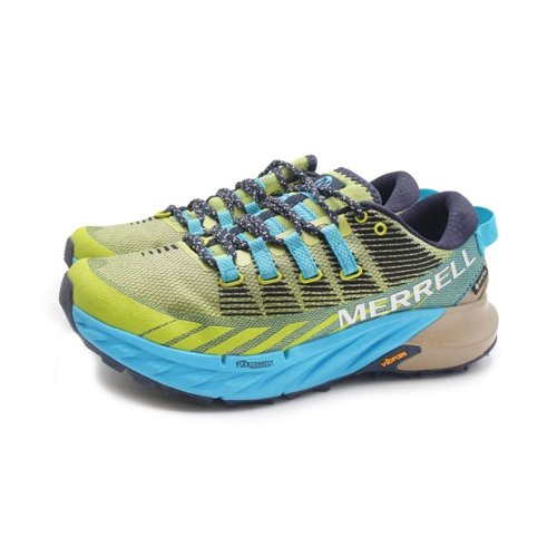 米蘭皮鞋Milano MERRELL AGILITY PEAK 4 GTX防水健身輕量型慢跑越野鞋 女鞋-藍綠