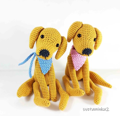 svetaminka2 Golden Retriever Crochet Pattern Amigurumi Dog Pattern Puppy Crochet Pattern