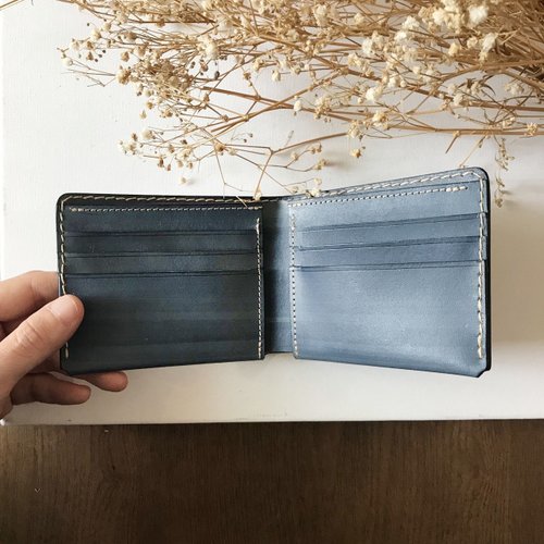 如是著物 真皮短夾│6卡片層│Bi-fold wallet