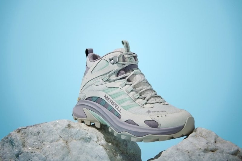 MERRELL MOAB SPEED 2 MID GTX防水登山健行輕量高筒靴 女鞋-淡紫 - 女運動鞋/球鞋 - 防水材質 