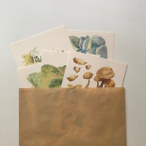 青苔插畫 moos illustration 【咱的山水】畫卡/多入任選組