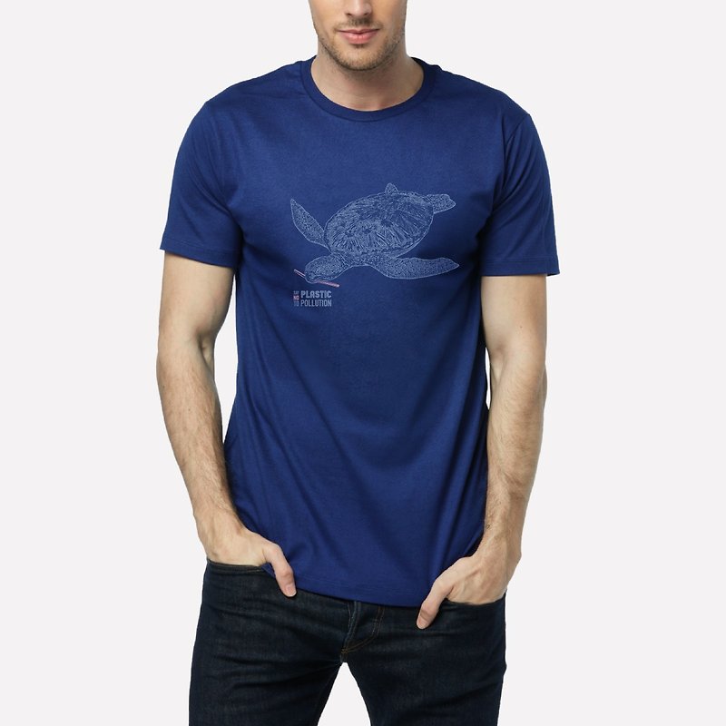 T-shirt Unisex Adult - Turtle Straw | 4 Colours - Men's T-Shirts & Tops - Cotton & Hemp Multicolor