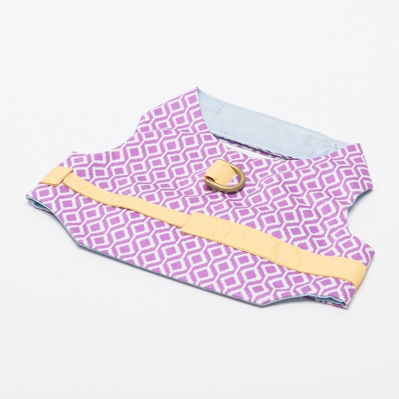 割引家族の日の胸のバックドレス紫色の菱形のパターンXS / S / M / L（Mは販売されています） - 洋服・帽子 - コットン・麻 