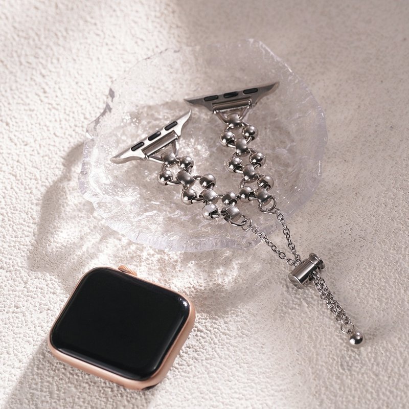 Apple watch - 球珠金屬鍊不鏽鋼蘋果錶帶 - 錶帶 - 其他金屬 