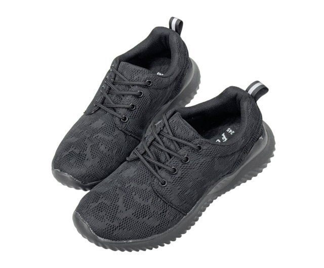 メッシュ超通気性カジュアルシューズ-ブラック/オールブラック 1AL019