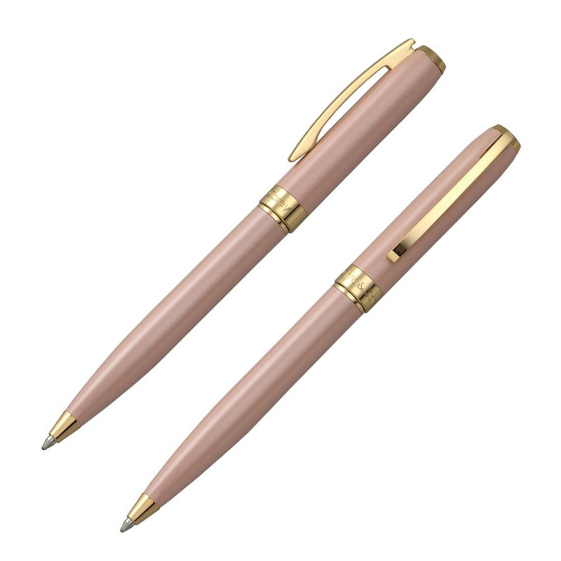 [Chris & Carey] Essence Essence Ball Pen (Free lettering) / Rose Brown ESBP-11 - Ballpoint & Gel Pens - Other Metals 